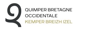 Logo de Quimper bretagne occidentale en français et en breton